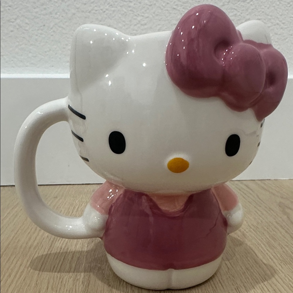 Sanrio Pink and White Hello Kitty Mug